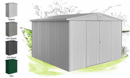 Abri métal Europa T7 316X300cm extérieur