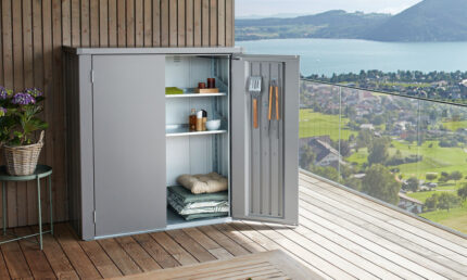 Armoire de terrasse métal Roméo L 132x87x140cm extérieur